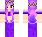 purple mermaid