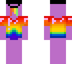purple rainbow armor
