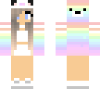 rainbow thing with bear hoodie