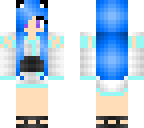 cat kimono blue