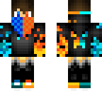 ice and fire with bandana