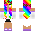 rainbow girl