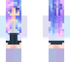 blue and purple girl
