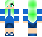 blue spring girl