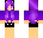 edit of purple kitty girl