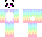 kawaii rainbow panda