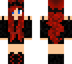 red and black goth