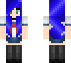 blue haired yandere simulator character