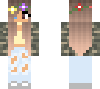 cute camo girl with flower crownn