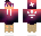 purple haired red purple adidas boy edit