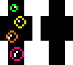 rainbow bubbles in darkness