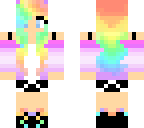 rainbow pink blue