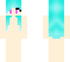long blue hair
