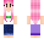 pink hair girl