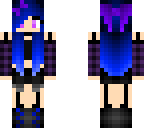 blue goth girl