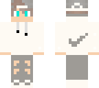 cool white nike boy
