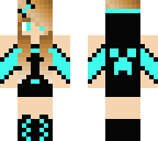 cute cyan creeper