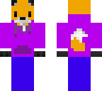 fox with hoodie