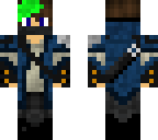 green haired archer