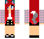 red haired wolf girl