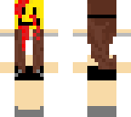 bloody smiley mask girl
