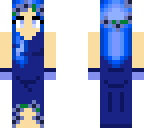 blue dress
