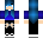 blue girl