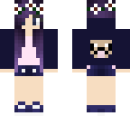 dark blue sheep skin