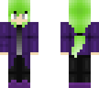 green hair girl