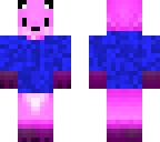 pink fox with sweater