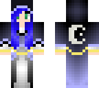 blue haired mage