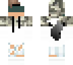 camo wolf with bandana