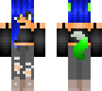 emo blue hair