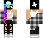 rainbow masked girl