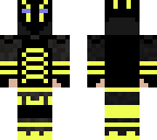 yellow and black heavy armor
