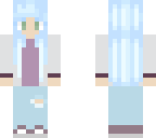 blue hair jacket