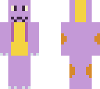 spyro but it's a furred dragon