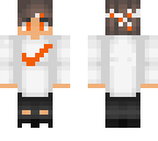 white and orange nike