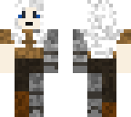white hair cyborg girl