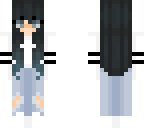 blue haired gurl