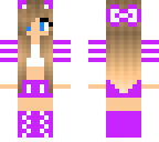 girls purple and white outfit