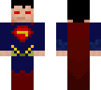 man of steel        red eyes