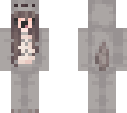 creepy but cute totoro girl 