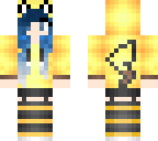updated pikatchu girl with blue silver hair