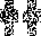 black white