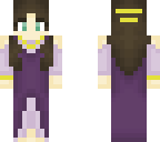 girl with a purple dress