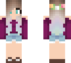 berry girl with flower crown