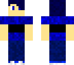 blue haired boy