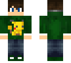 green pikachu boy