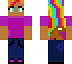 rainbow fox girl